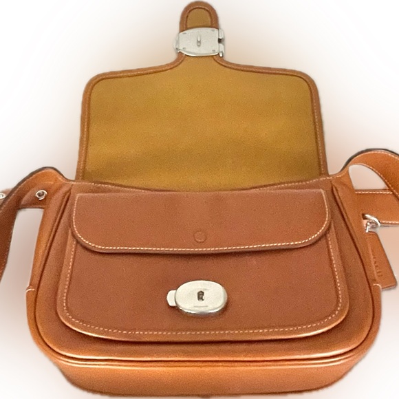 Coach Tabby Large Messenger Vegetable-Tanned Leather Crossbody Bag - Picture 13 of 16